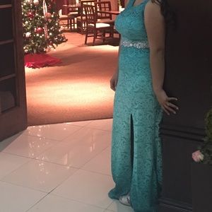 BLUE LONG DRESS